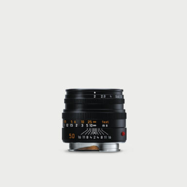 Leica Summicron M 50mm F 2 Black Lens