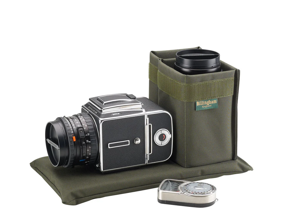 Billingham 225 Mkii Camera Bag Green Fibrenyte Brown Leather