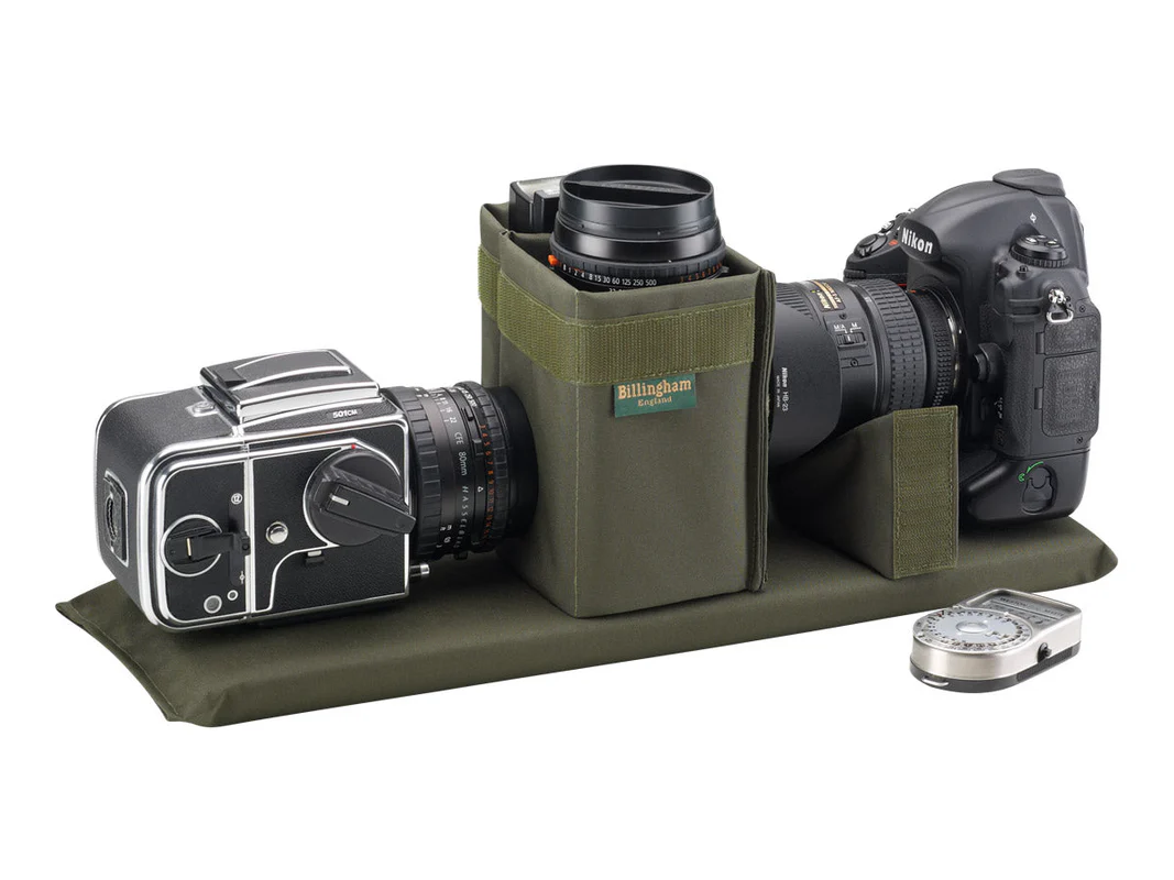 Billingham 555 Mkii Camera Bag Black Fibrenyte Black Leather