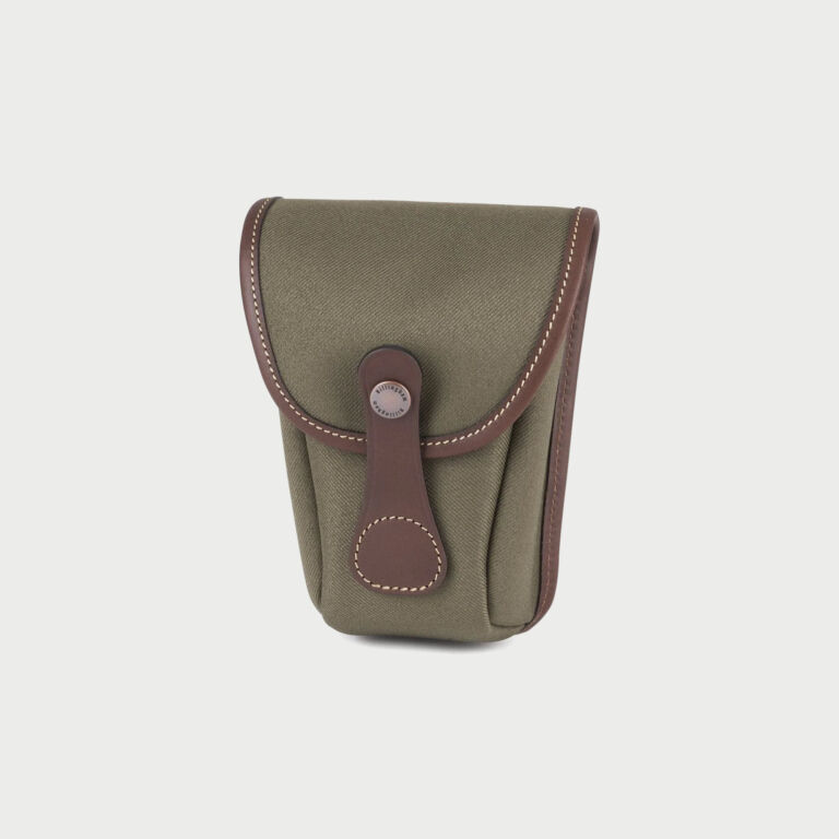 Billingham Avea 7 End Pockets Green Fibrenyte Brown Leather Billingham Avea 7 End Pockets Green Fibrenyte Brown Leather