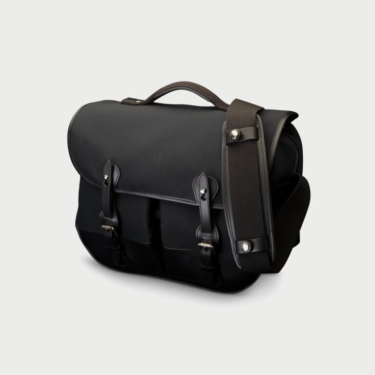 Billingham Eventer Mkii Cameratas Fibrenyte Zwart Leer Zwart