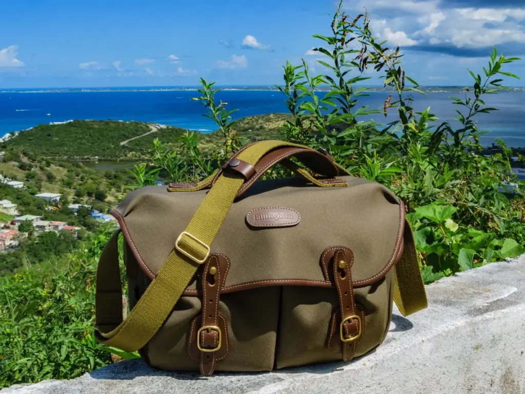 Billingham Hadley Pro Camera Bag Green Fibrenyte Brown Leather Billingham Hadley Pro Camera Bag Green Fibrenyte Brown Leather