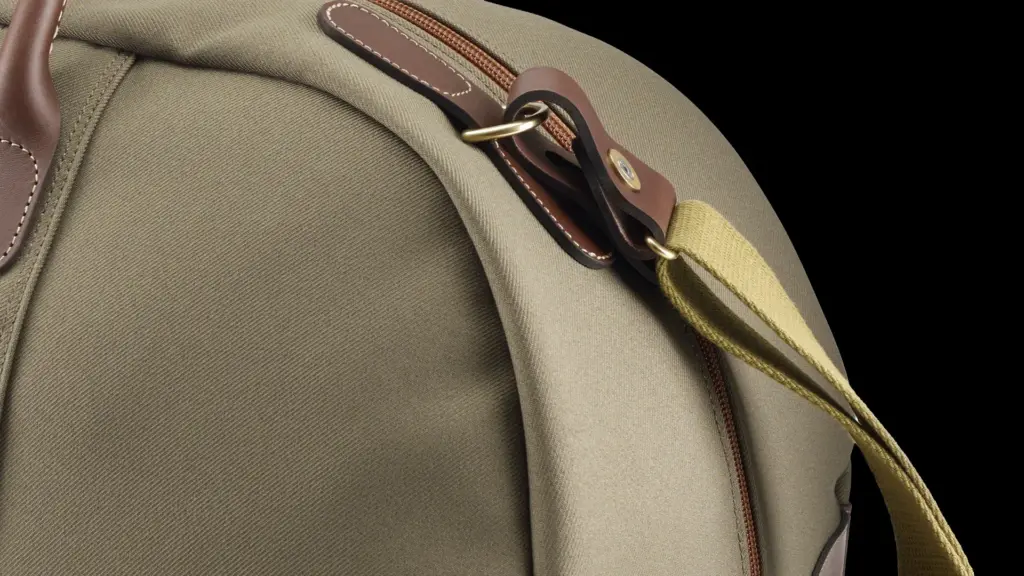 Billingham Overnighter Bag Green Fibrenyte Brown Leather Billingham Overnighter Bag Green Fibrenyte Brown Leather