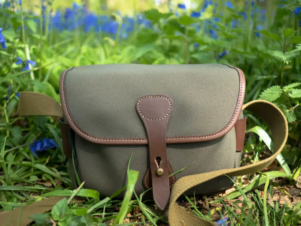 Billingham S2 Camera Bag Green Fibrenyte Brown Leather Billingham S2 Camera Bag Green Fibrenyte Brown Leather