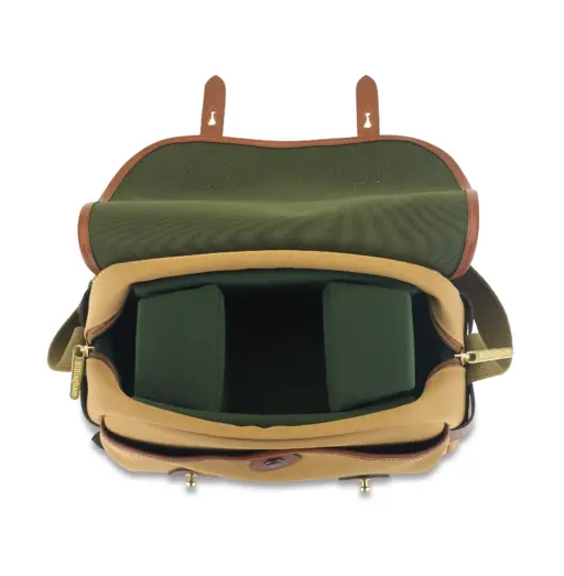 Billingham S3 Camera Bag Green Fibrenyte Brown Leather Billingham S3 Camera Bag Green Fibrenyte Brown Leather