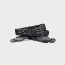 Leica Carrying Strap Flat Braided Rayon Leather Cord Black Leica Carrying Strap Flat Braided Rayon Leather Cord Black