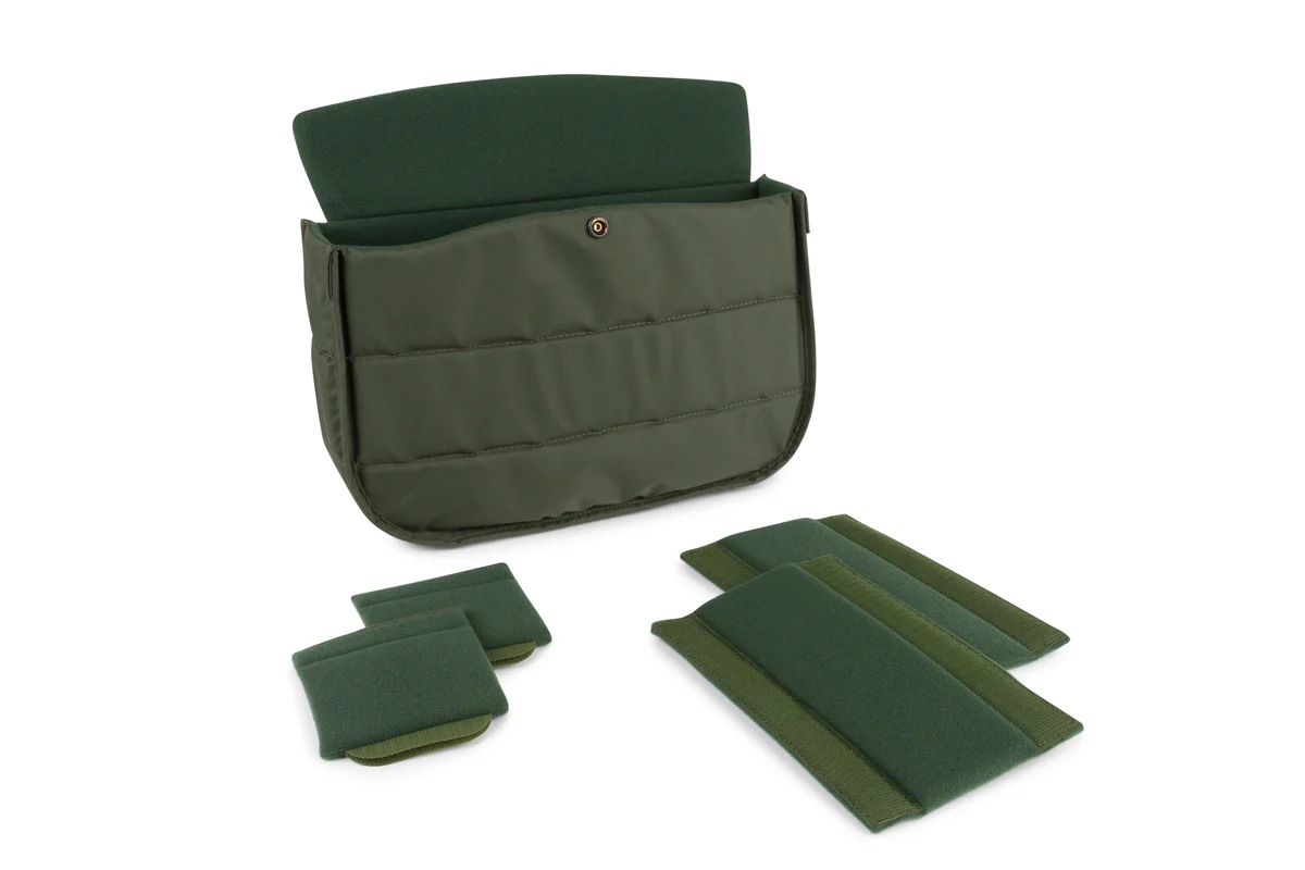 Hadley Pro Camera Bag Green Canvas Black Leather
