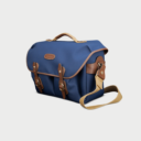 Billingham Hadley One Camera Bag Navy Fibrenyte Brown Leather