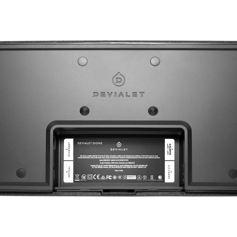 Devialet Dione Matte Black Soundbar