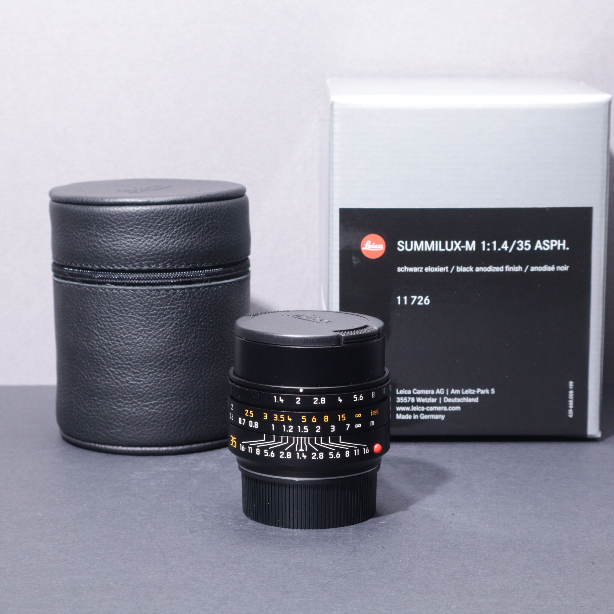 Summilux M 35mm F 1 4 Asph Black Lens Demo Unit