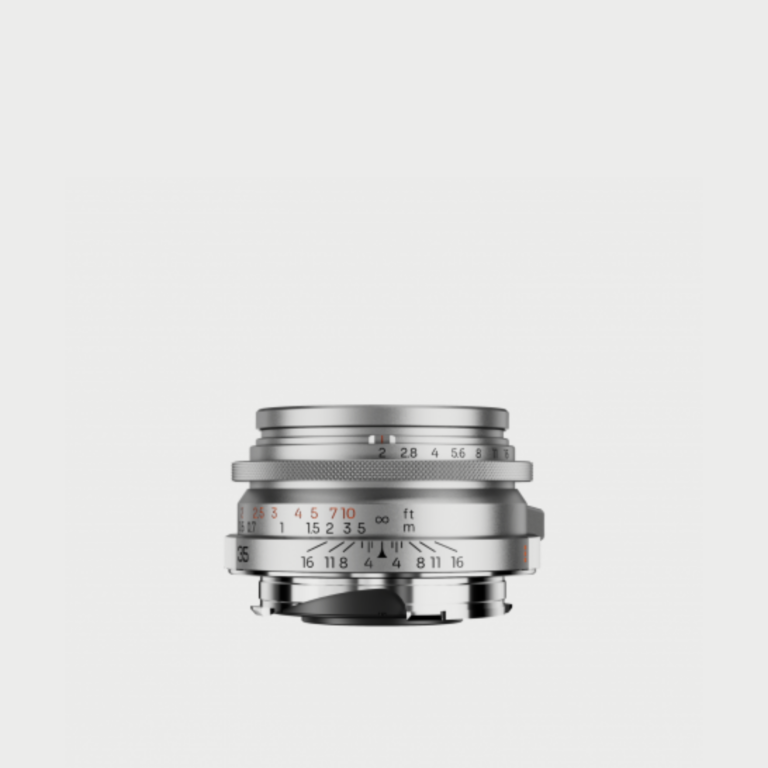 Thypoch Ksana 35mm F 2 M Mount Silver Lens With Lens Hood
