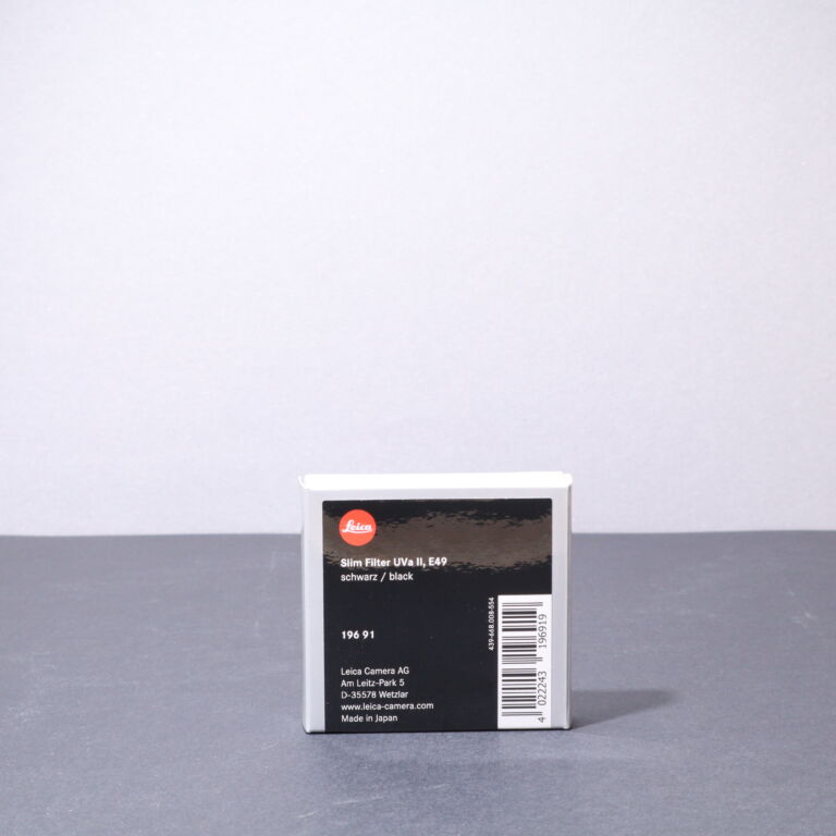 Slim Filter Uva Ii E49 Black Second Hand